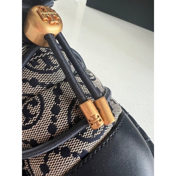 Tory Burch Women's Blue T Monogram Bootie Boots size 5 - Picture 11 of 11